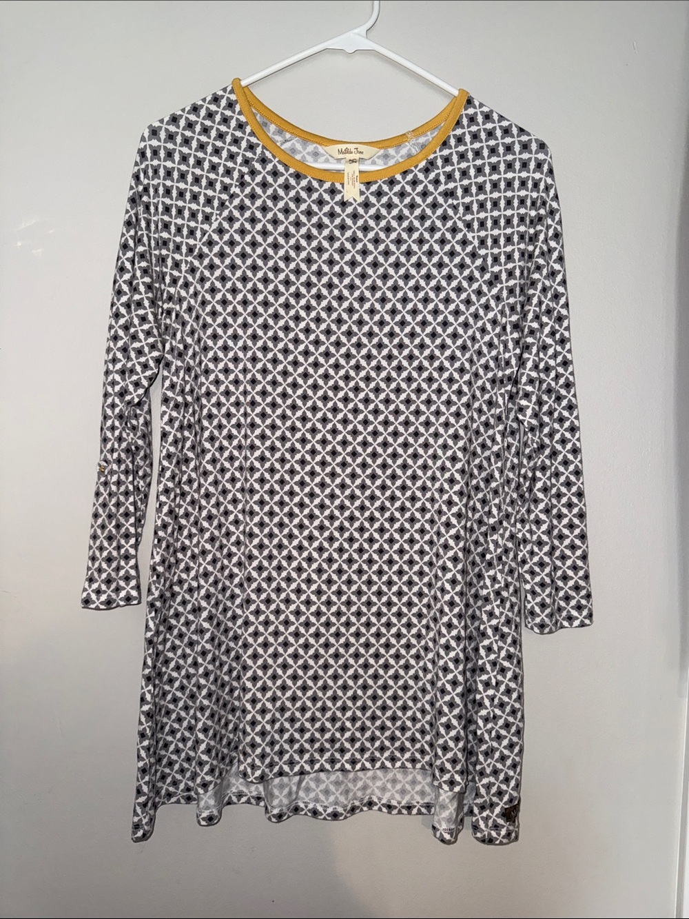Malia Jane  Tunic with 3/4 sleeves